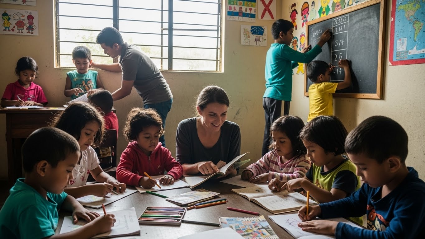 School Education Support for 300 Underprivileged Children
