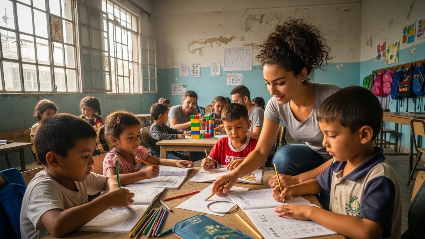 School Education Support for 300 Underprivileged Children